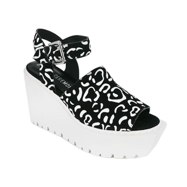 Luna Leopard-Print Platform Wedges Hot on Sale