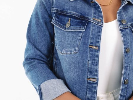 Summer Breeze Denim Jacket - Medium Denim For Sale