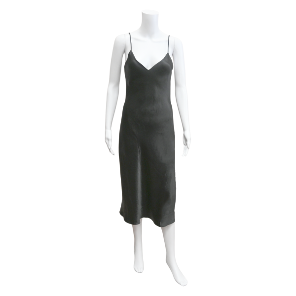 Black Mallory Slip Dress on Sale