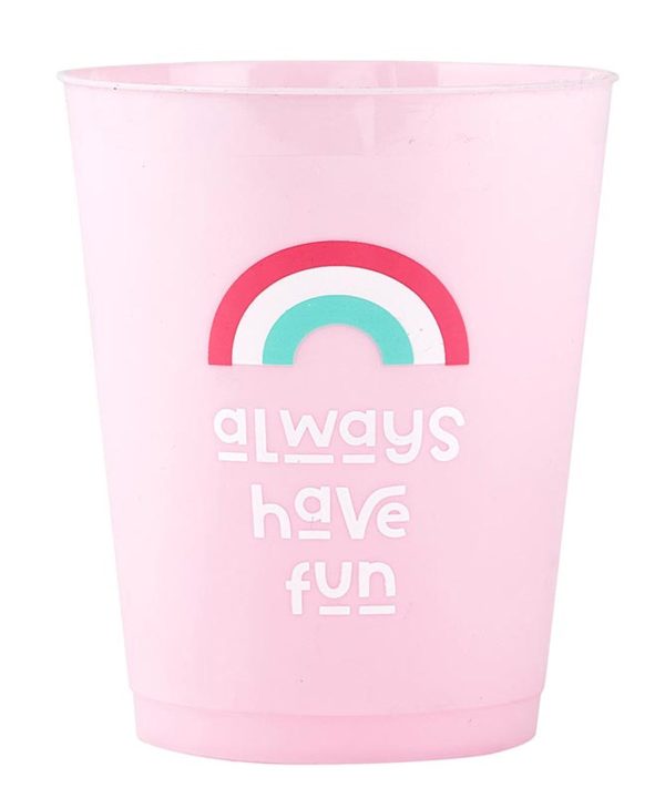 Party Cups, Set of 8 - Always Have Fun - FINAL SALE Supply