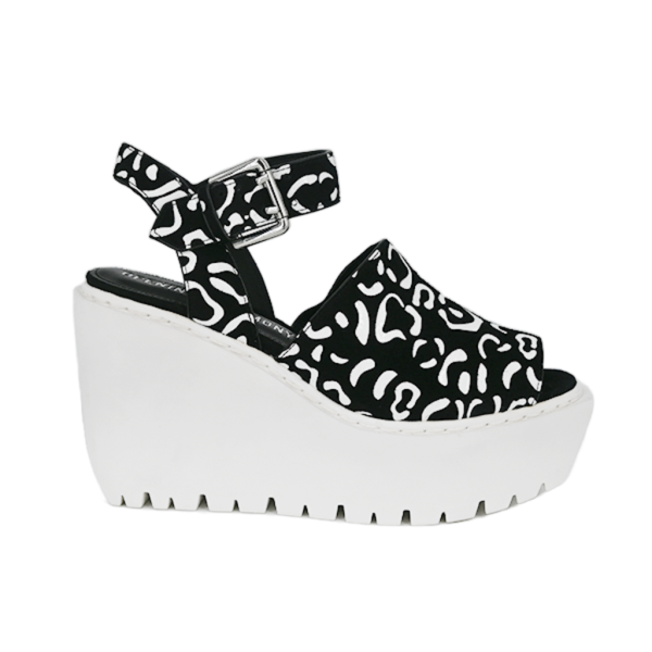 Luna Leopard-Print Platform Wedges Hot on Sale