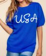 USA Top - Blue - FINAL SALE Sale