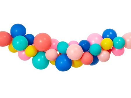 Balloon Arch - Pink Blue Green Yellow - FINAL SALE Discount