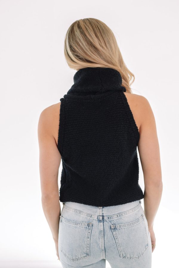 Keeping It Cool Sweater - Black Hot on Sale