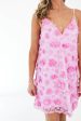 April Flowers Dress - Pink Online