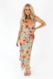 Island Vibes Midi Dress - Multi Cheap