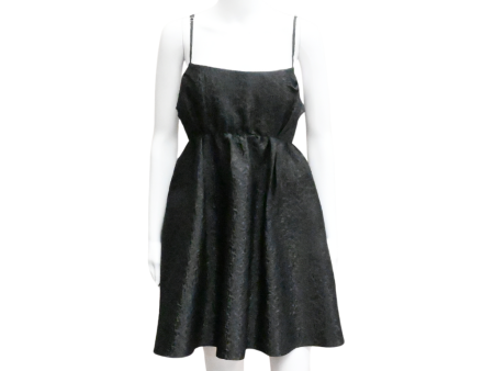 Black Cut-Out Embroidered Dress Sale