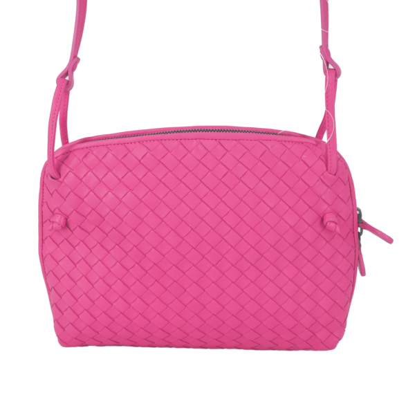 Nodini Pink Intrecciato Crossbody Bag on Sale