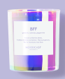 Iridescent Candle, Purple Multi - BFF, Skinny Dip OR Spa Retreat - FINAL SALE on Sale