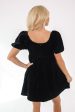 Manhattan Nights Dress - Black Fashion