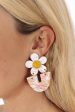 Daisy Dreams Earrings - White Sale