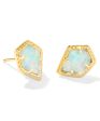 Kendra Scott Framed Tessa Stud Earrings - Iridescent Drusy, Rose Pink OR Light Blue - SELECT COLORS FINAL SALE Online now