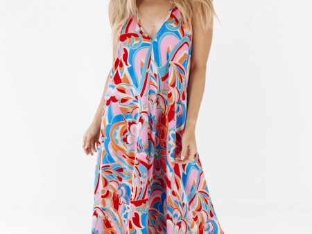 All the Fun Maxi Dress - Multi Online now