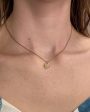 Detailed Heart Necklace - Gold Hot on Sale