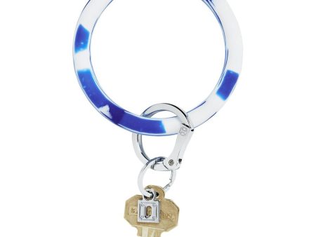 Big O Key Ring Silicone - Blue Me Away Marble Sale