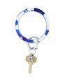 Big O Key Ring Silicone - Blue Me Away Marble Sale