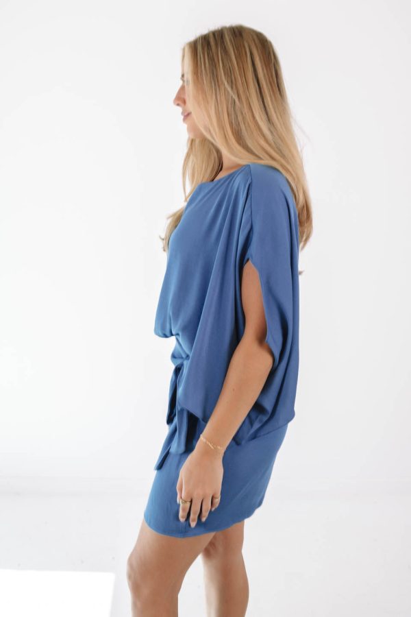 Independent Woman Dress - Blue Online Hot Sale