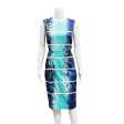 Medea Multi-Colored Sheath Dress Hot on Sale