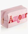 Amour Zip Pouch - Pink Cheap