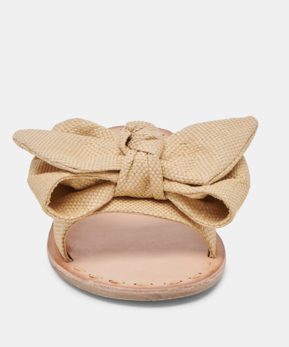 Dolce Vita Darsey Sandals - Light Natural Raffia - FINAL SALE Online