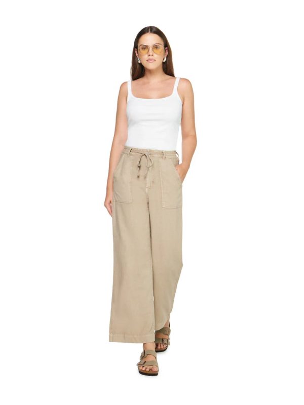 Articles of Society Emme Wide Leg Pants: Dune Online Hot Sale