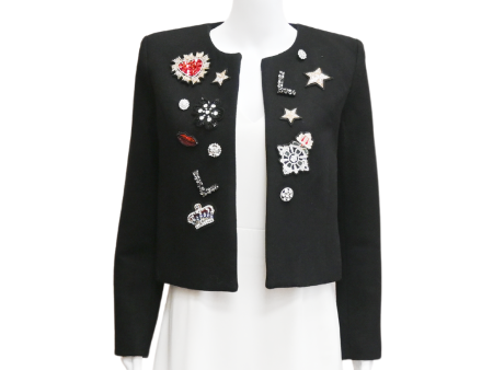 Bowie Embellished Wool-Blend Jacket For Discount