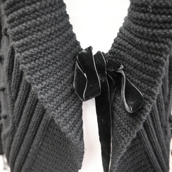 Black Knit Cardigan Fashion