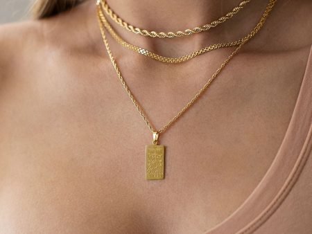 Zodiac Rectangle Necklace Sale