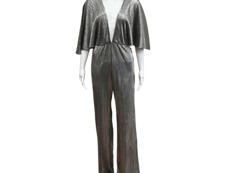 Silver Metallic Jumpsuit For Sale