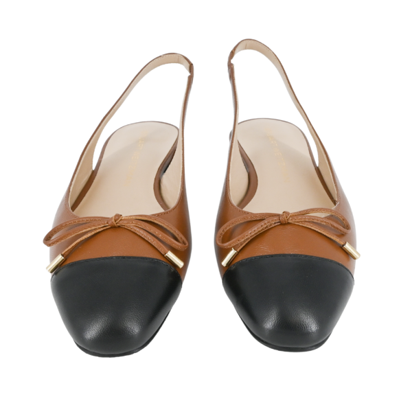 Bicolor Slingback Ballerina Flats on Sale