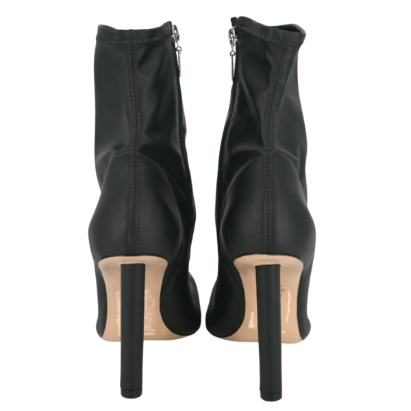 Gia Black Leather Booties Online Hot Sale