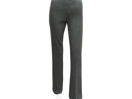 Gray Straight-Leg Pants Fashion