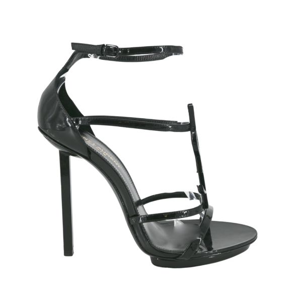 Cassandra Black Patent Platform Heels For Discount