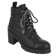 Black Leather Combat Boots Supply