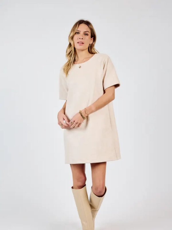 Align Faux Suede Mini Dress Hot on Sale