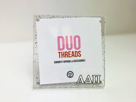 Insta Glitter Sorority Picture Frame: Alpha Delta Pi Sale