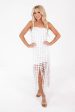 Pop Off Midi Dress - White Fashion