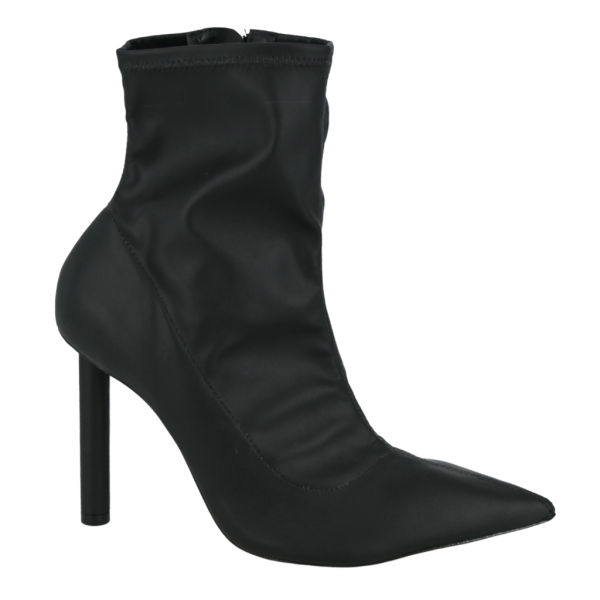 Gia Black Leather Booties Online Hot Sale