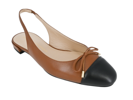 Bicolor Slingback Ballerina Flats on Sale