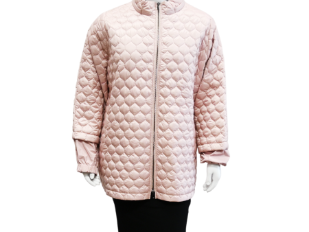 Pink Quilted Coat Hot on Sale