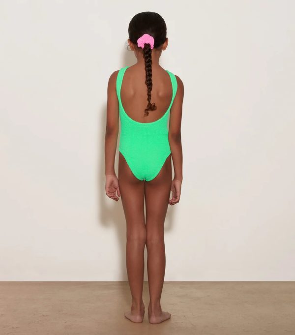 Baby Classic Swim One Piece - Lime Online Hot Sale