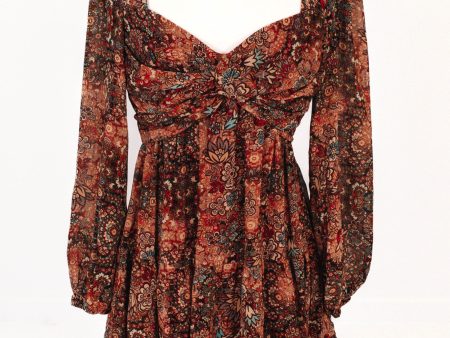 Twist And Shout Dress - Rust Fashion