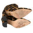 Leopard Calf-Hair Ankle Booties Sale