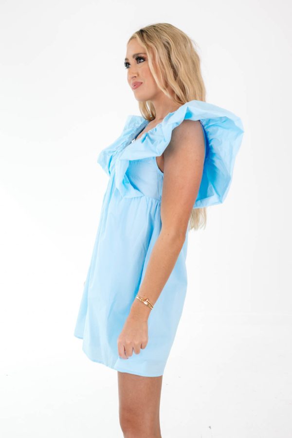 Paradise Perfection Dress - Sky Blue Fashion