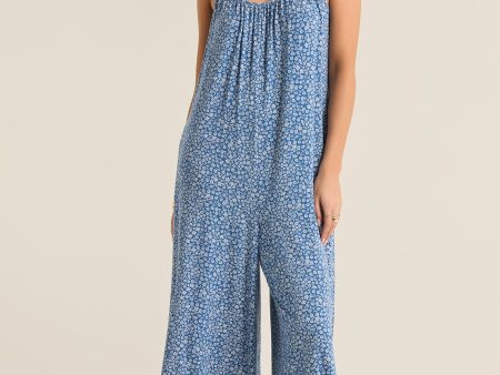 Z SUPPLY Flared Deval Ditsy Jumpsuit For Discount