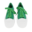 Deck Plimsoll Green Canvas Sneakers Online Hot Sale