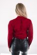 Make A Decision Bodysuit - Burgundy Online Hot Sale