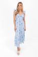 Spring Weddings Midi Dress - Light Blue Hot on Sale