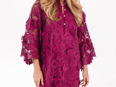 The Seraphina Dress - Plum on Sale