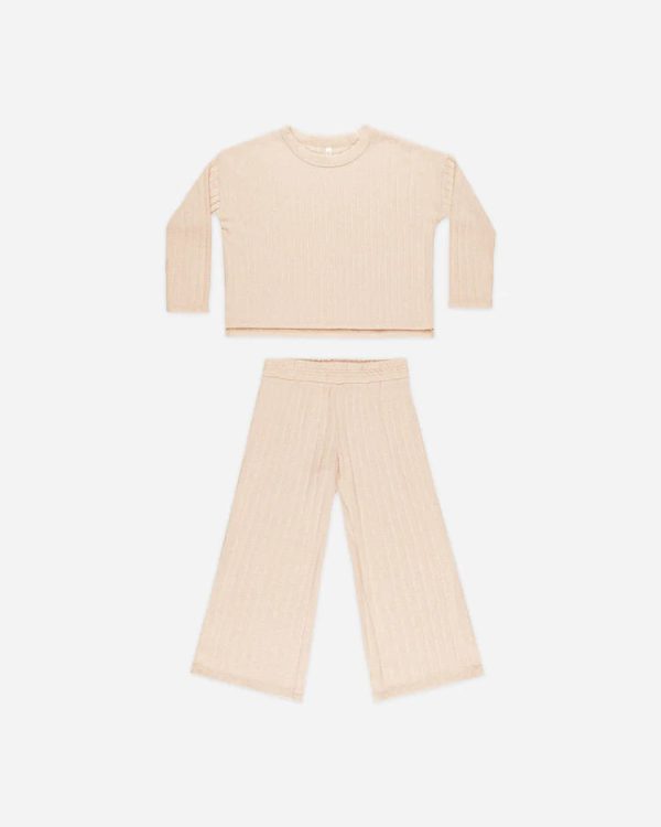 Cozy Rib Knit Set For Cheap